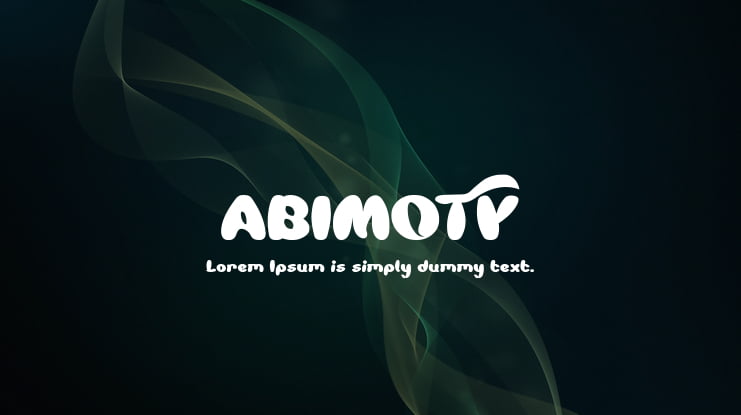 ABIMOTY Font