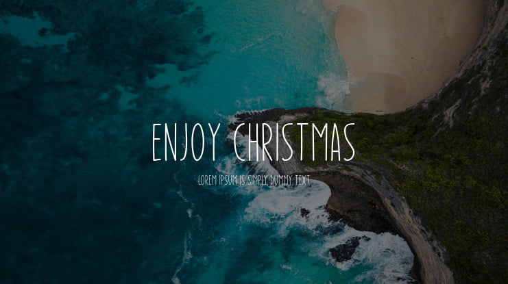 Enjoy Christmas Font