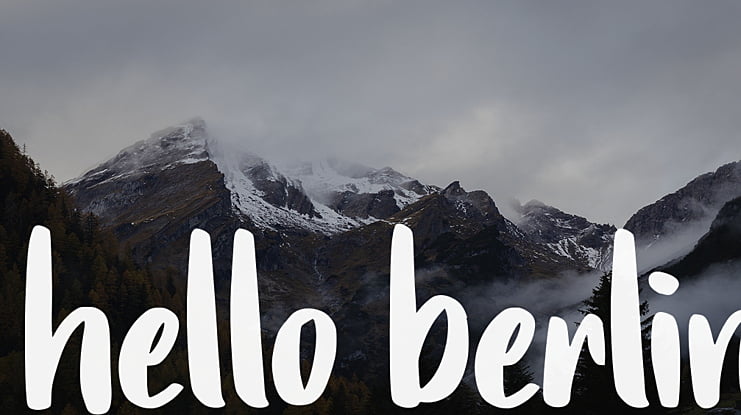hello berlin Font