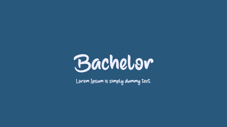 Bachelor Font