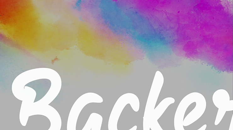 Backer Font