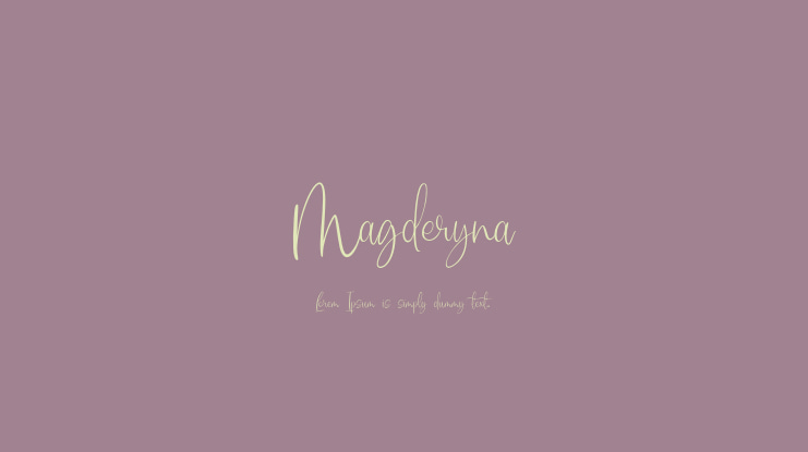 Magderyna Font