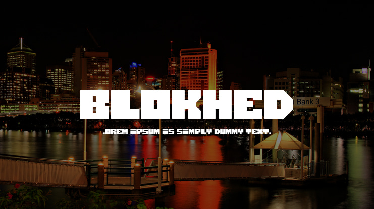Blokhed Font