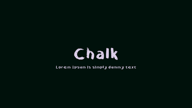 Chalk Font