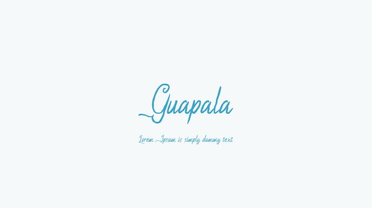 Guapala Font