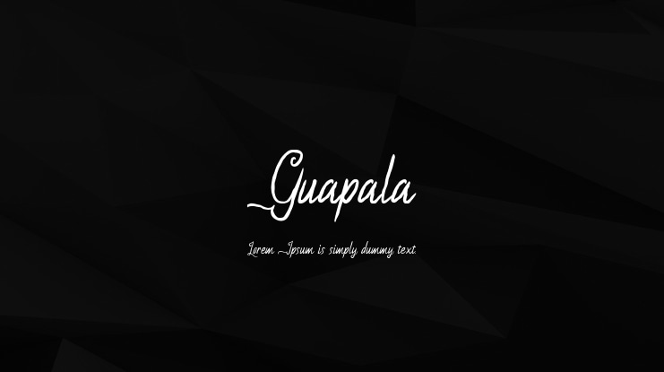 Guapala Font
