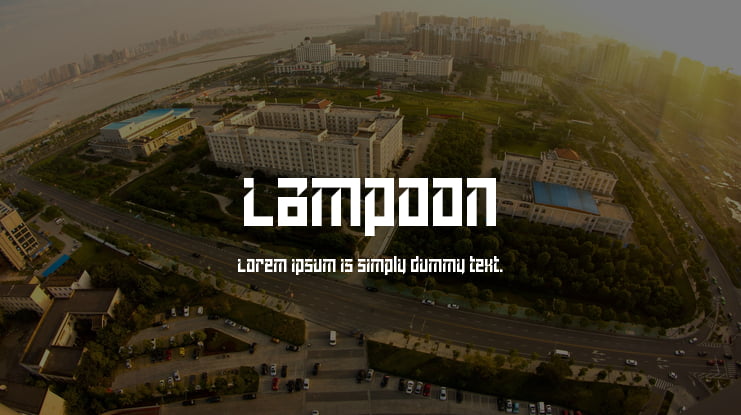Lampoon Font