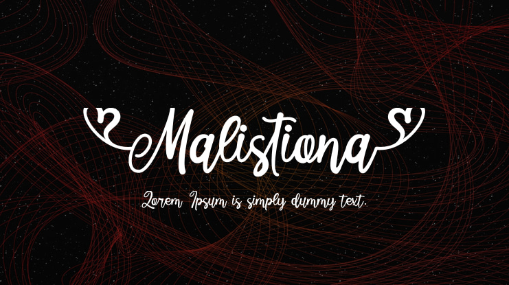 Malistiona Font