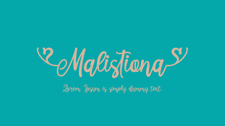 Malistiona Font