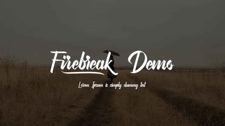 Firebreak Demo Font