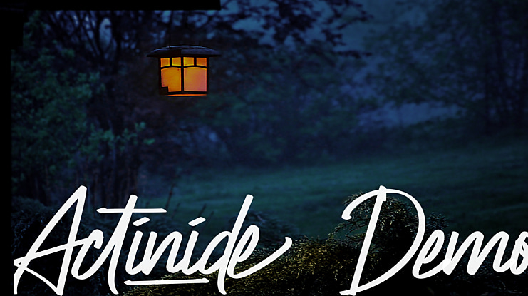 Actinide Demo Font Family