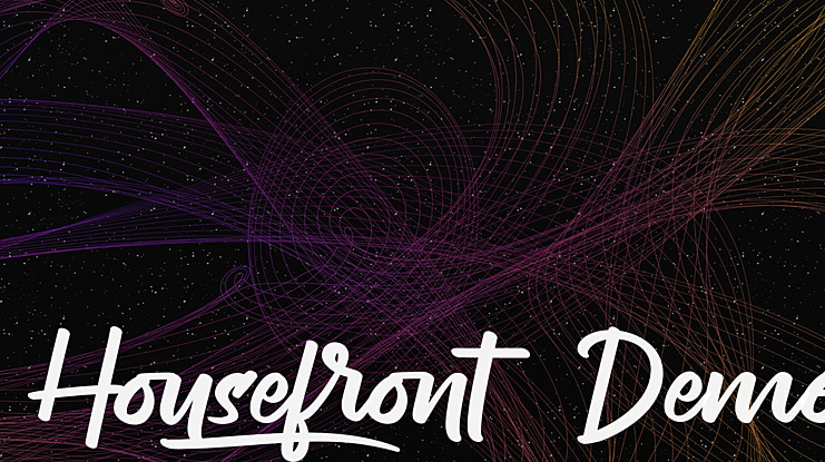 Housefront Demo Font