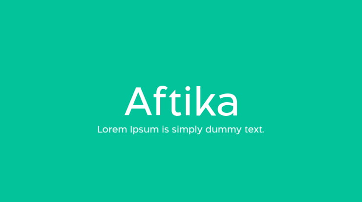 Aftika Font