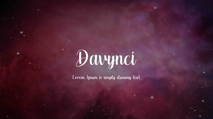 Davynci Font