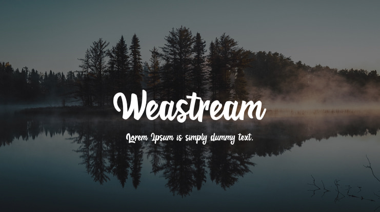 Weastream Font