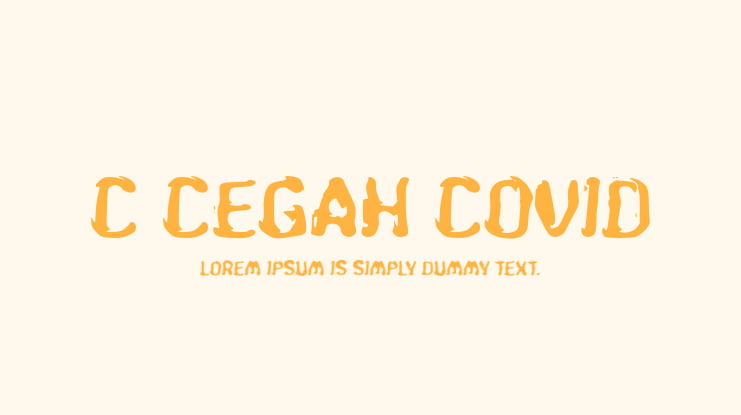 c Cegah Covid Font