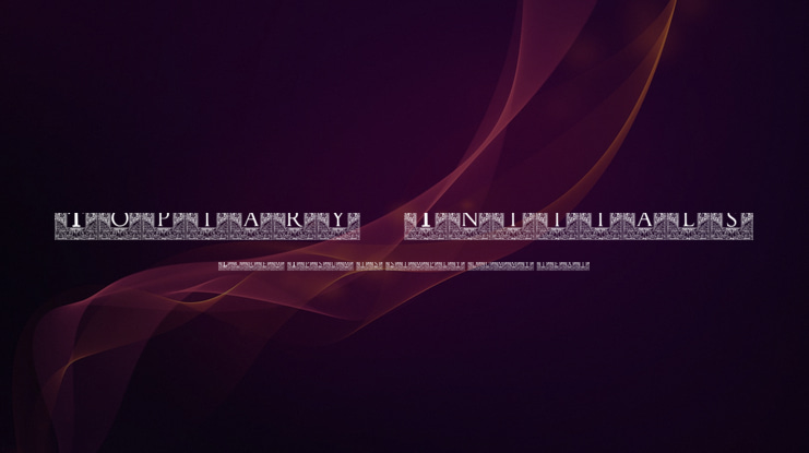 Topiary_Initials Font