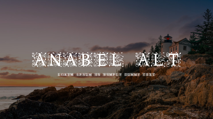 Anabel Alt Font Family