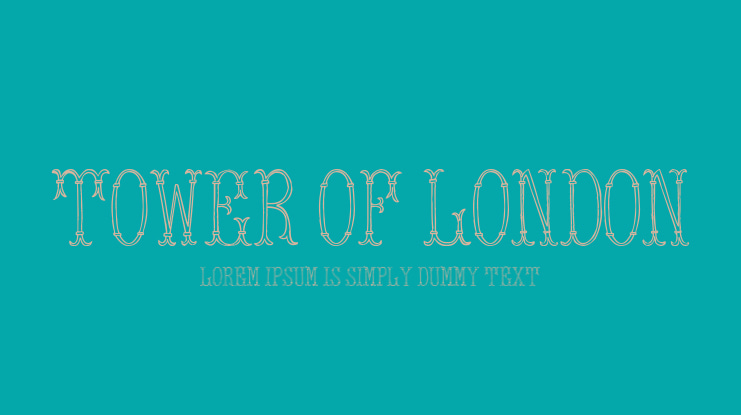 Tower of London Font