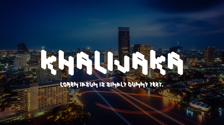 Khalijaka Font Family