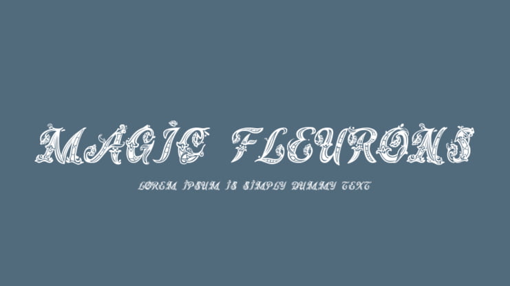 Magic Fleurons Font