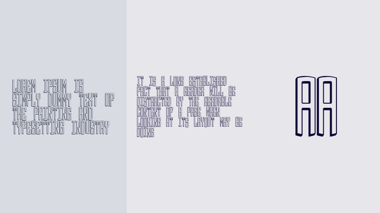 Round_3D_Monogram_Center Font Family