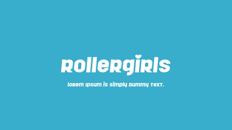 Rollergirls Font