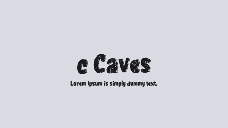 c Caves Font