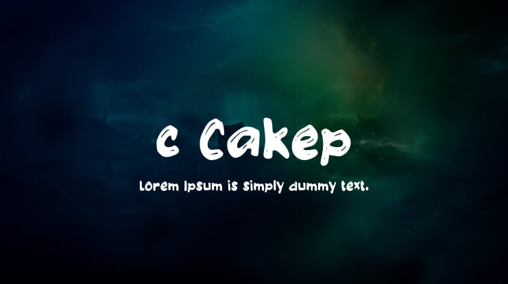 c Cakep Font
