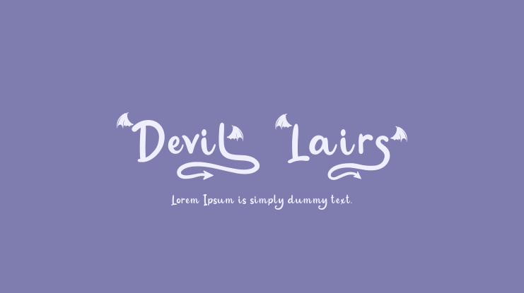 Devil Lairs Font