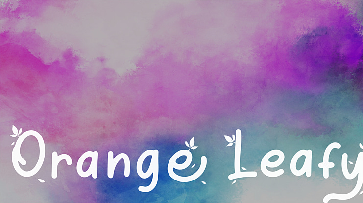 Orange Leafy Font