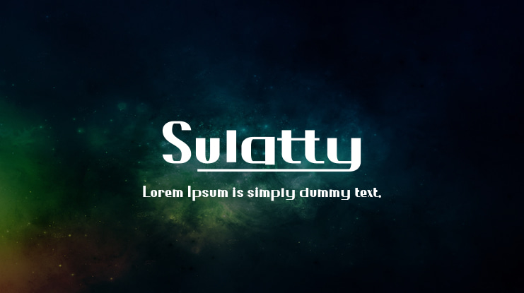 Sulatty Font