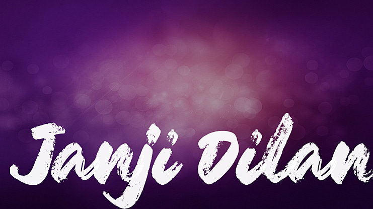 Janji Dilan Font