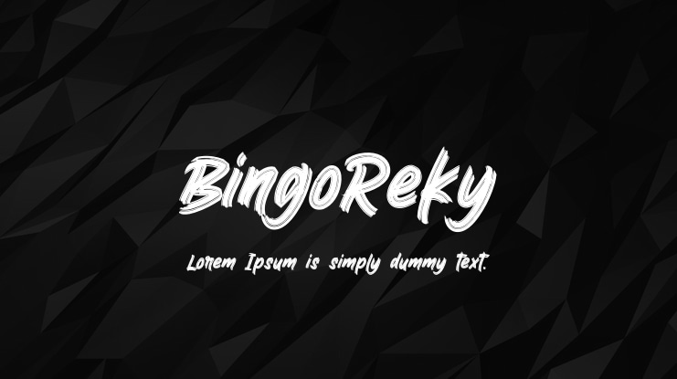 BingoReky Font
