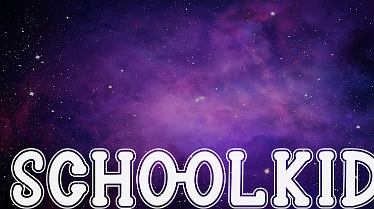 Schoolkid Font
