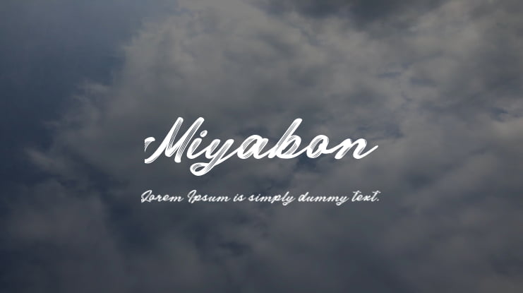 Miyabon Font