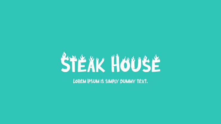 Steak House Font