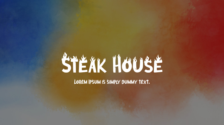Steak House Font