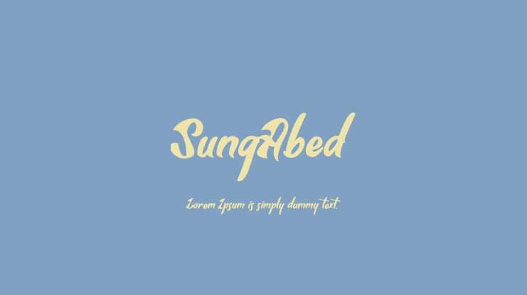 SungAbed Font