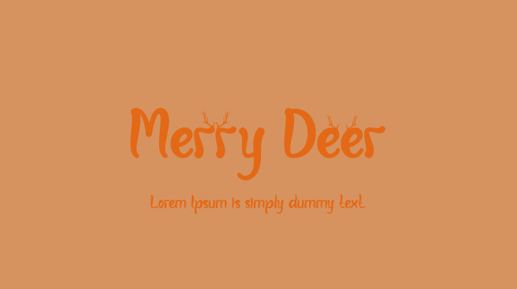 Merry Deer Font
