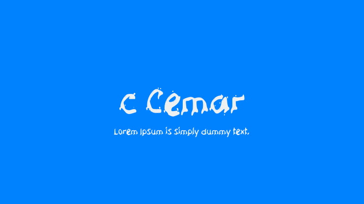 c Cemar Font