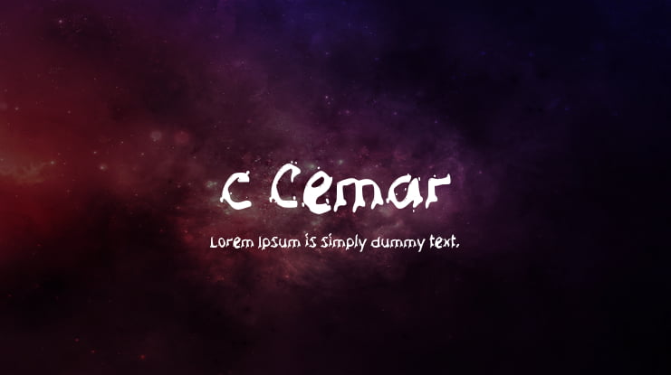 c Cemar Font