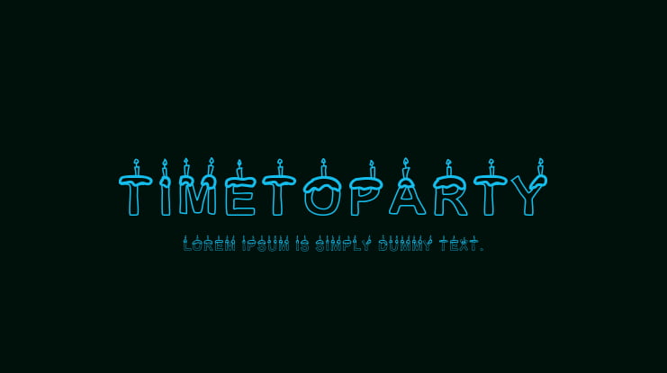 TimeToParty Font