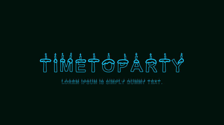 TimeToParty Font