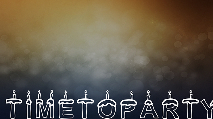 TimeToParty Font