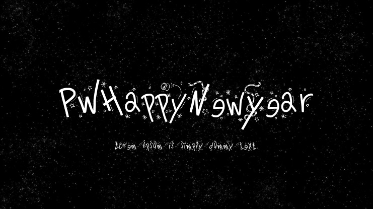 PWHappyNewYear Font