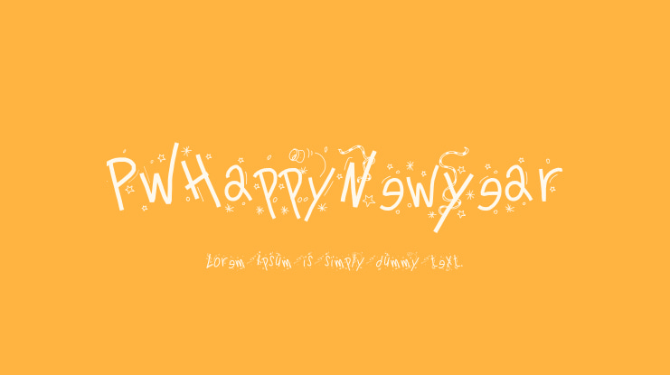 PWHappyNewYear Font