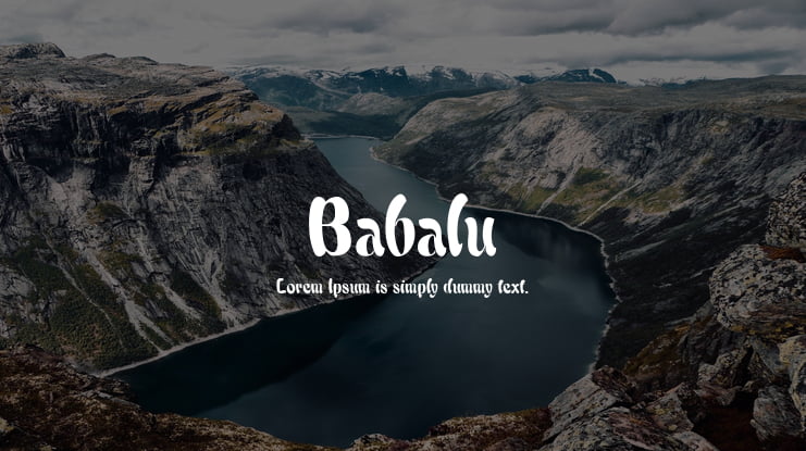 Babalu Font Family