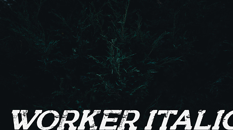 WORKER Font