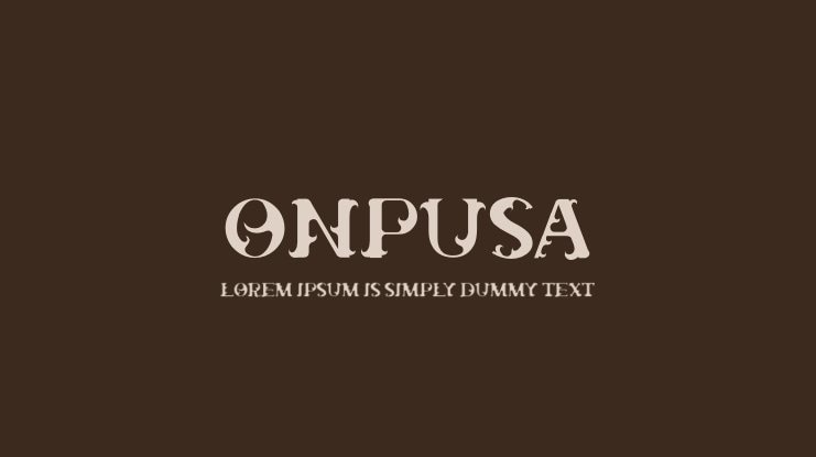 ONPUSA Font Family